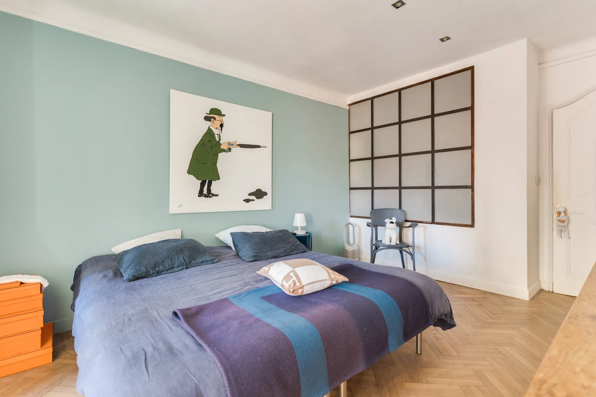 Vente appartement T3 Marseille 8ème  en rez-de-jardin d'une maison de maitre avec parking privatif et couloir de nage