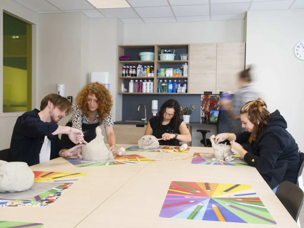 reportage photohraphique établissement de soins atelier terre