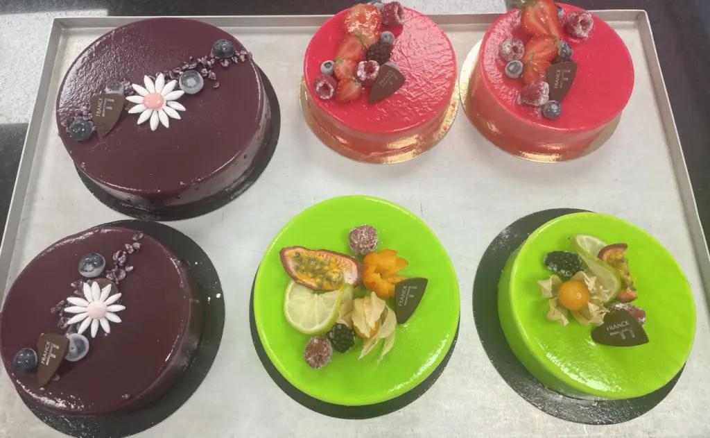 Nos entremets fruités