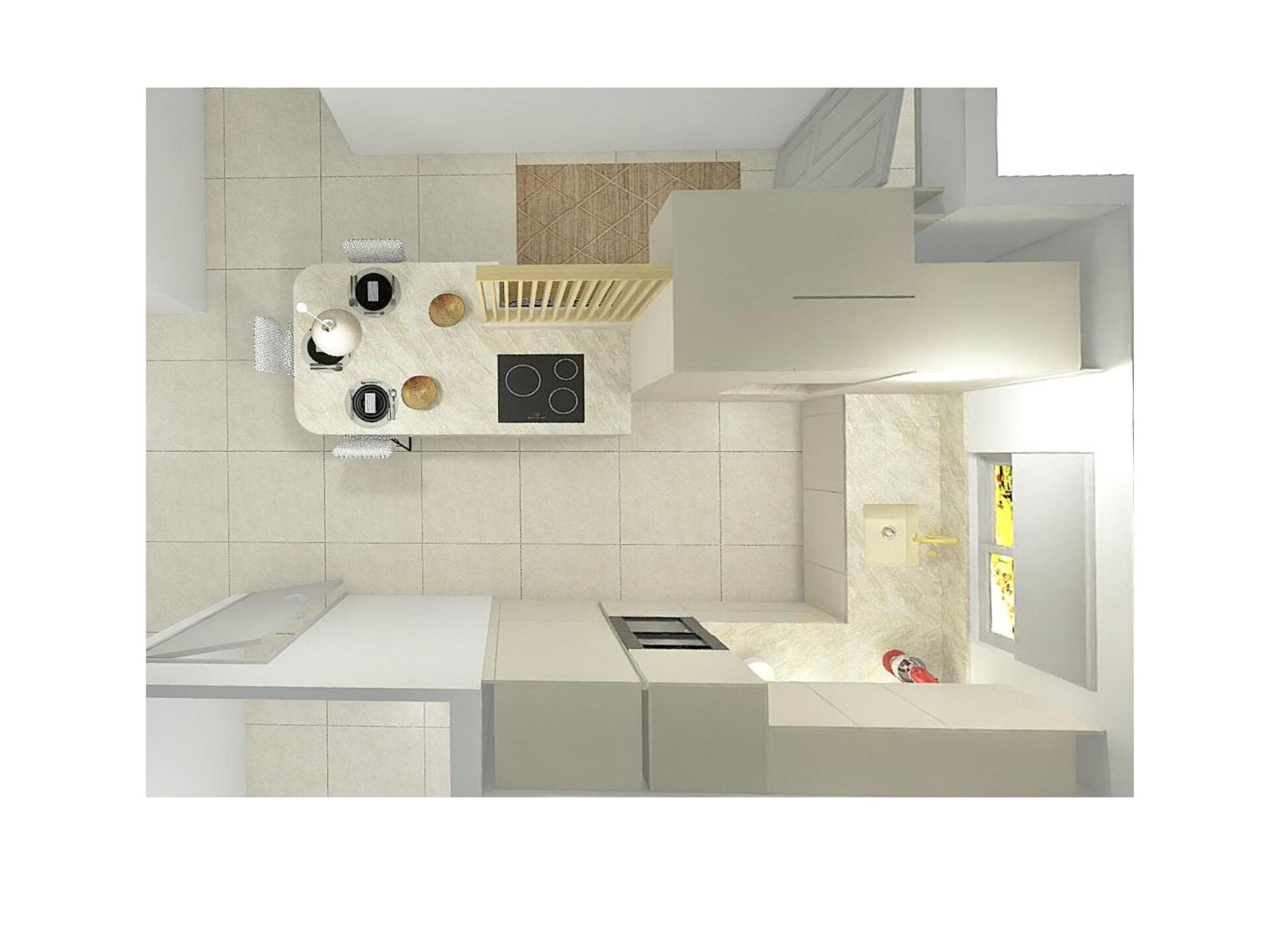 Conception 3D d'une cuisine ouverte à Fonsorbes