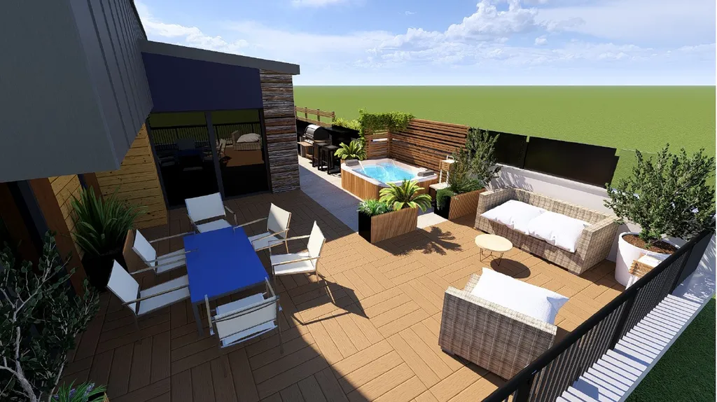 Aménagement terrasse, pose spa, grutage spécialisé et structure sur mesure à La Mulatière près Lyon