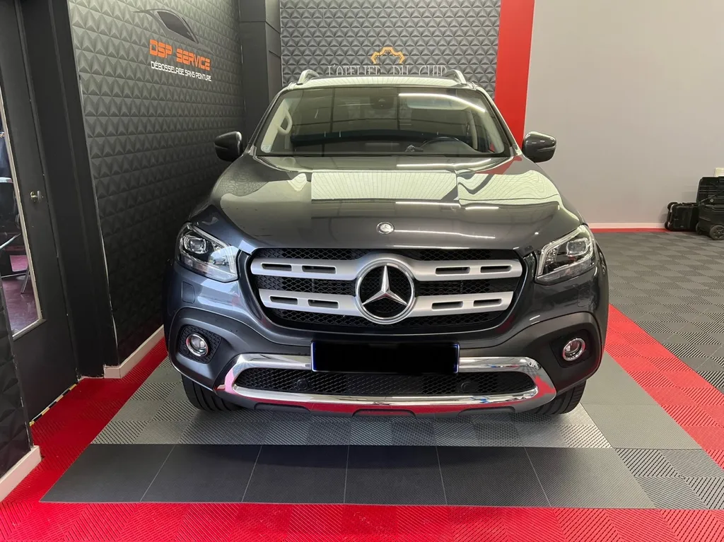 Débosselage sans peinture de grêle sur Mercedes X350d - Arnage, en Sarthe