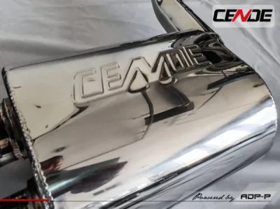 ligne d'échappement à valves pour porsche