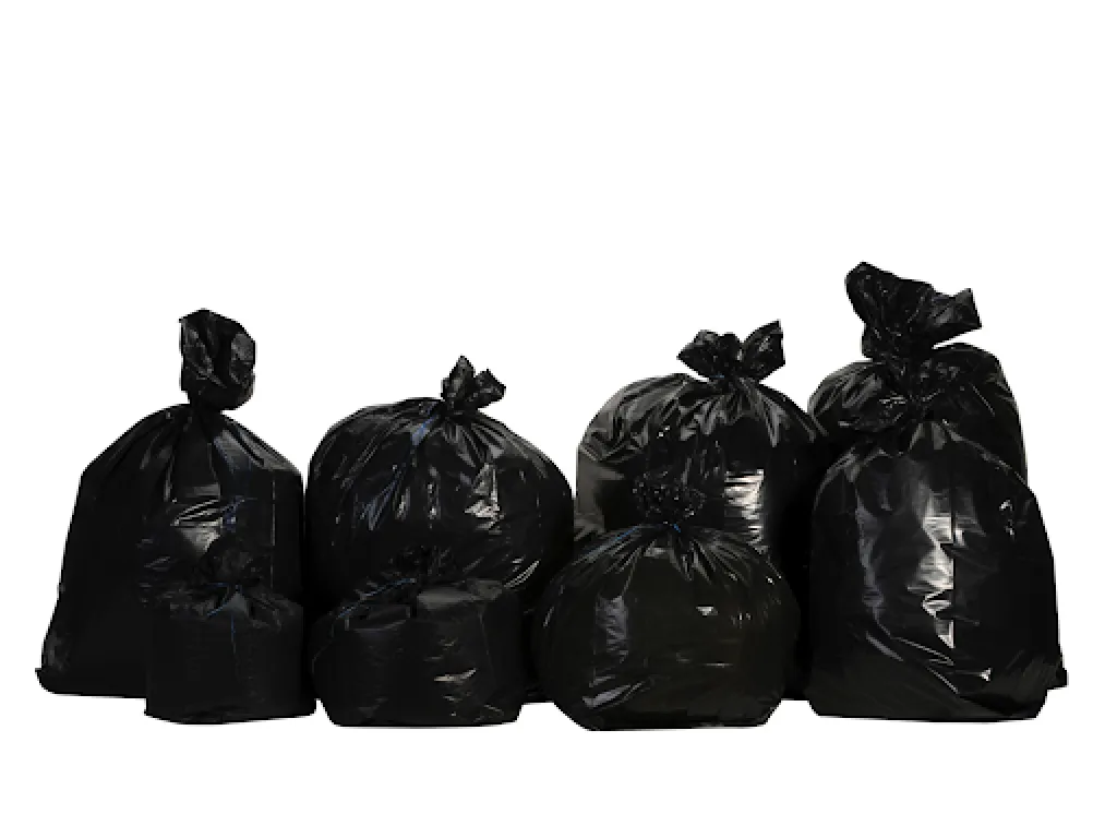 Différentes tailles de sacs poubelle