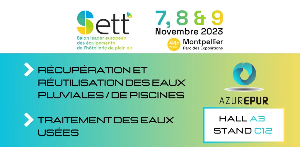 Nouveauté SETT 2023 : Les eaux pluviales et de piscine, une ressource précieuse !