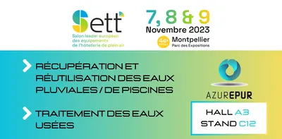 Nouveauté SETT 2023 : Les eaux pluviales et de piscine, une ressource précieuse !