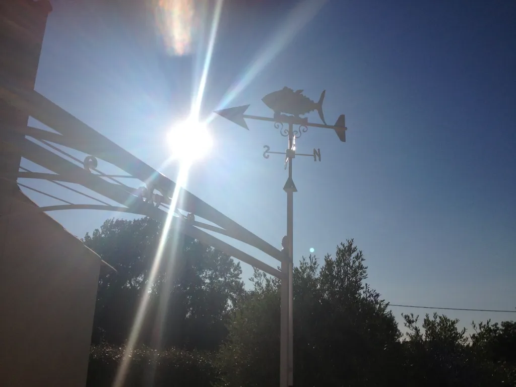 GIROUETTE EN FER FORGE FOS SUR MER