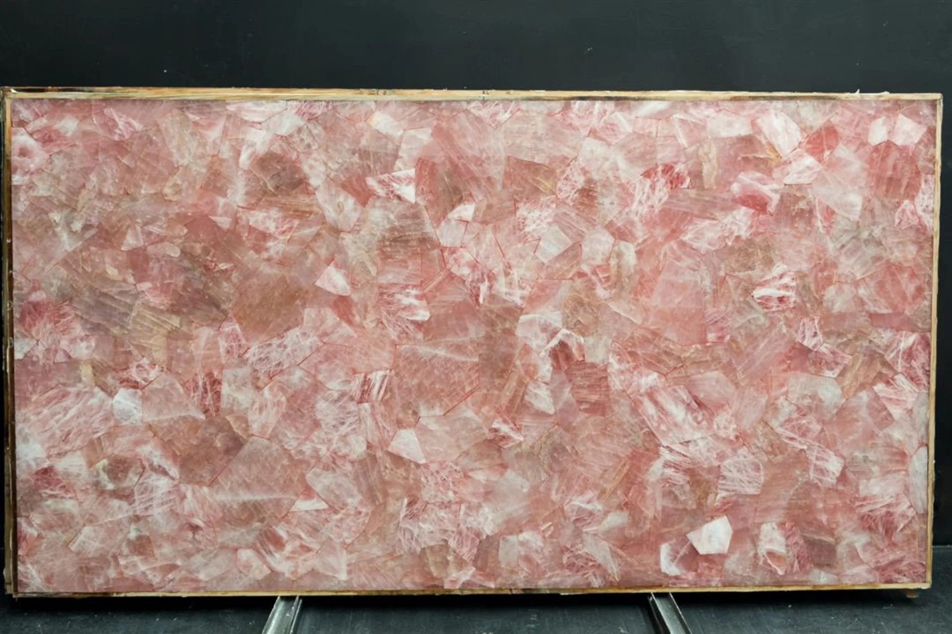 Tranche Quartz Rose