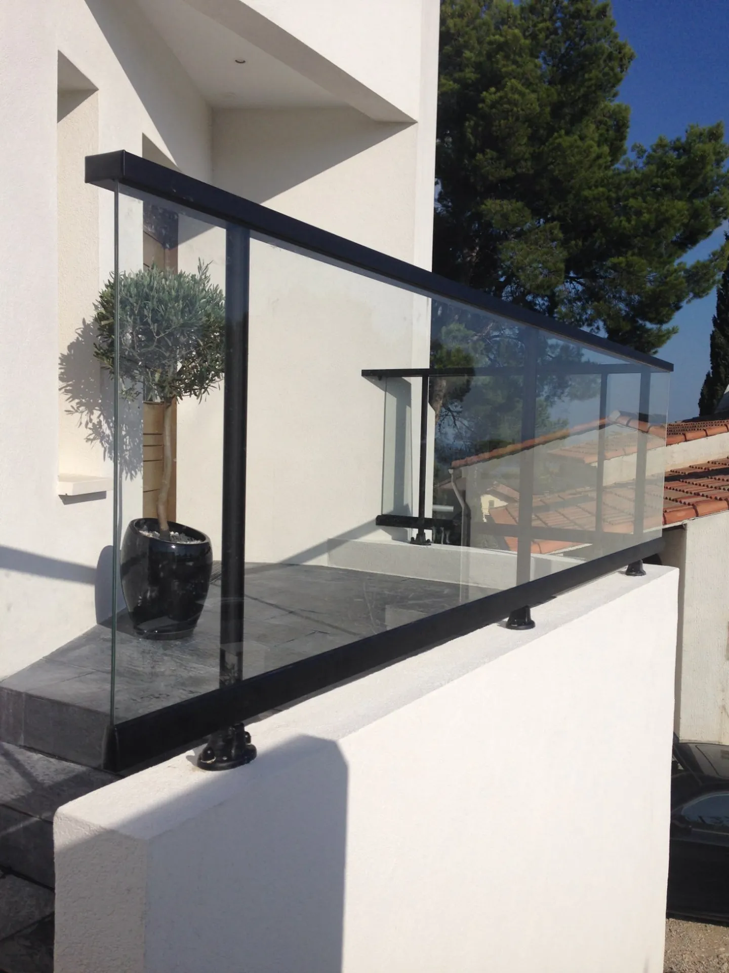 Garde-corps en alu sur Martigues