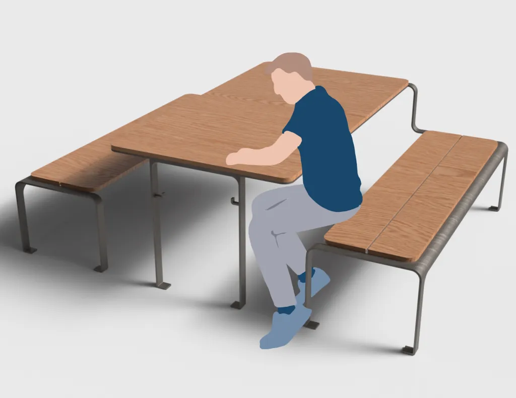 ALIX : table de pique-nique design et moderne