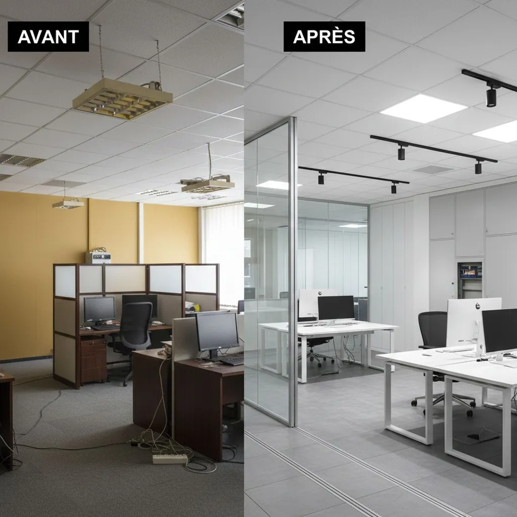 cloison modulaire open space