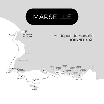 Balade en Bateau départ Marseille - Journée