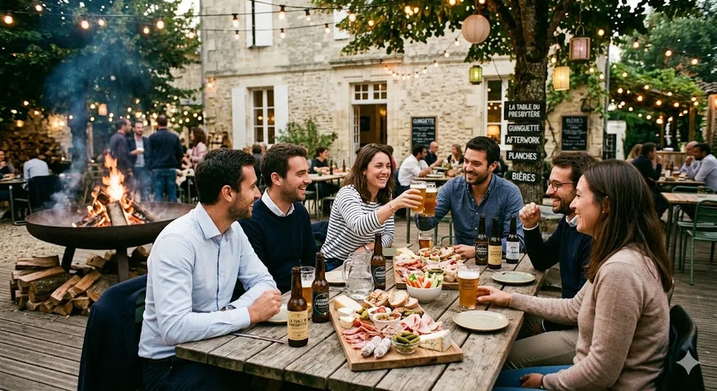 Afterwork à la guinguette d’Eysines : l’instant brasero et planches gourmandes à partager entre collègues