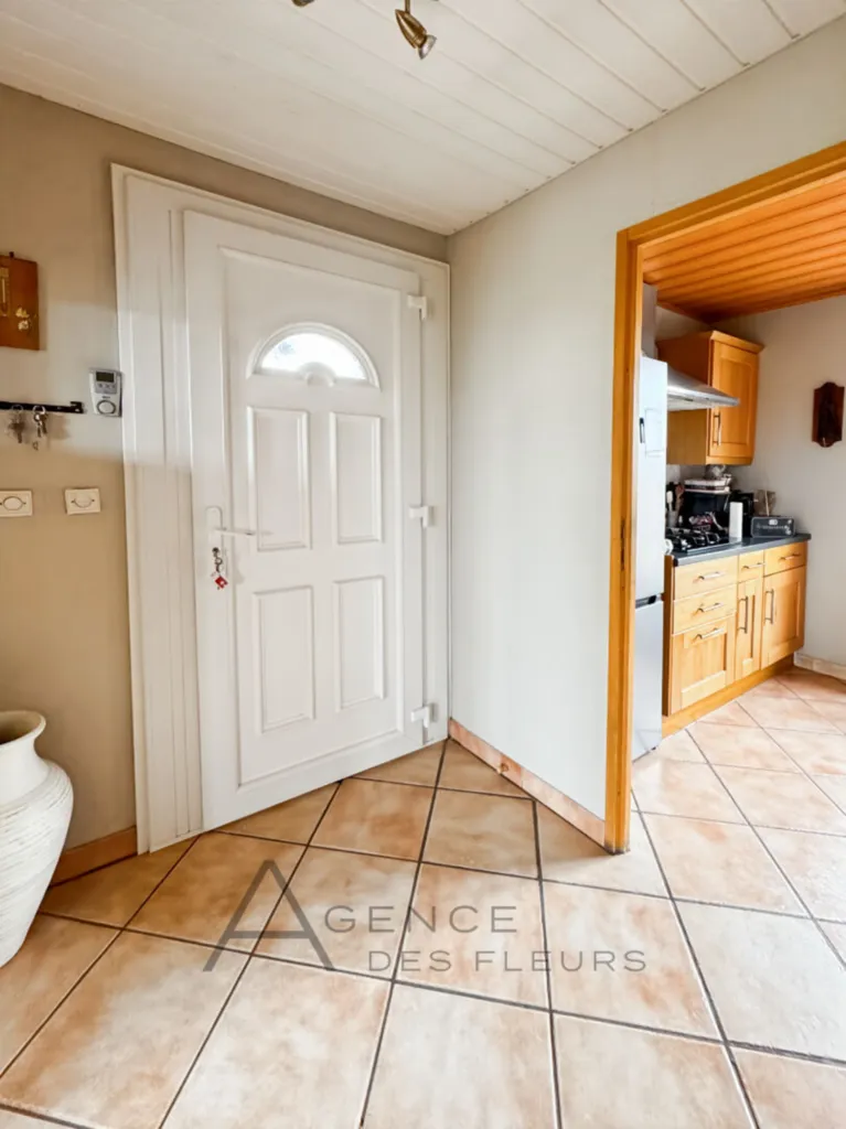 À vendre, maison de 94 m² sur un terrain de 1233 m²sur la commune de Saint-Aubin-les-Elbeuf