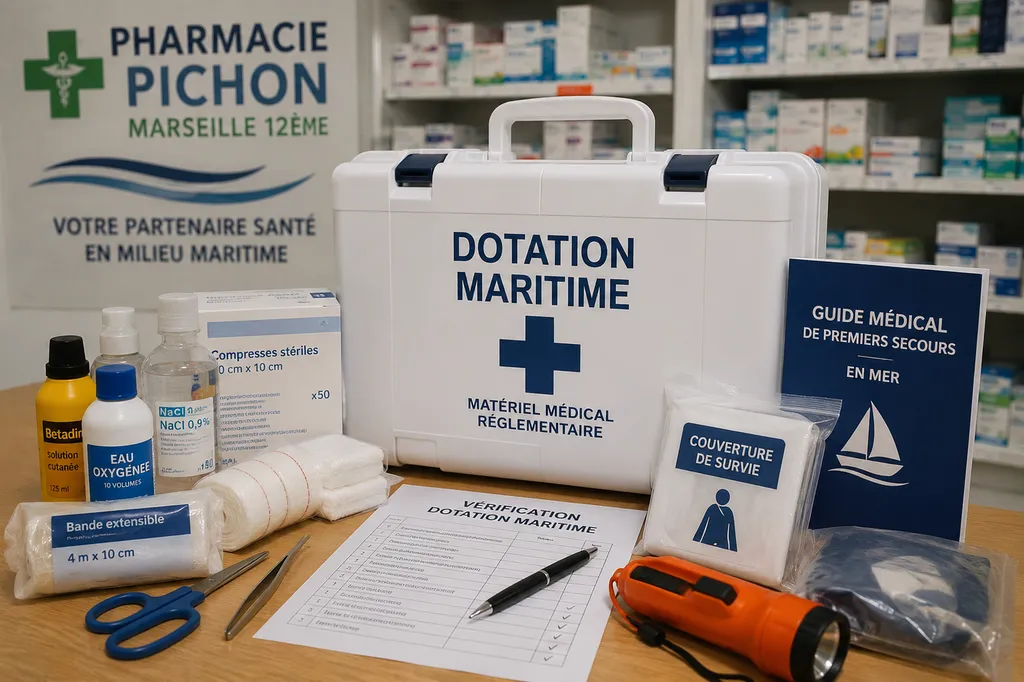 Comment composer et renouveler votre dotation A maritime obligatoire à Marseille 12ème ?