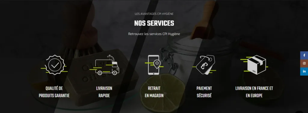 nouveau design du site internet cpi hygiene