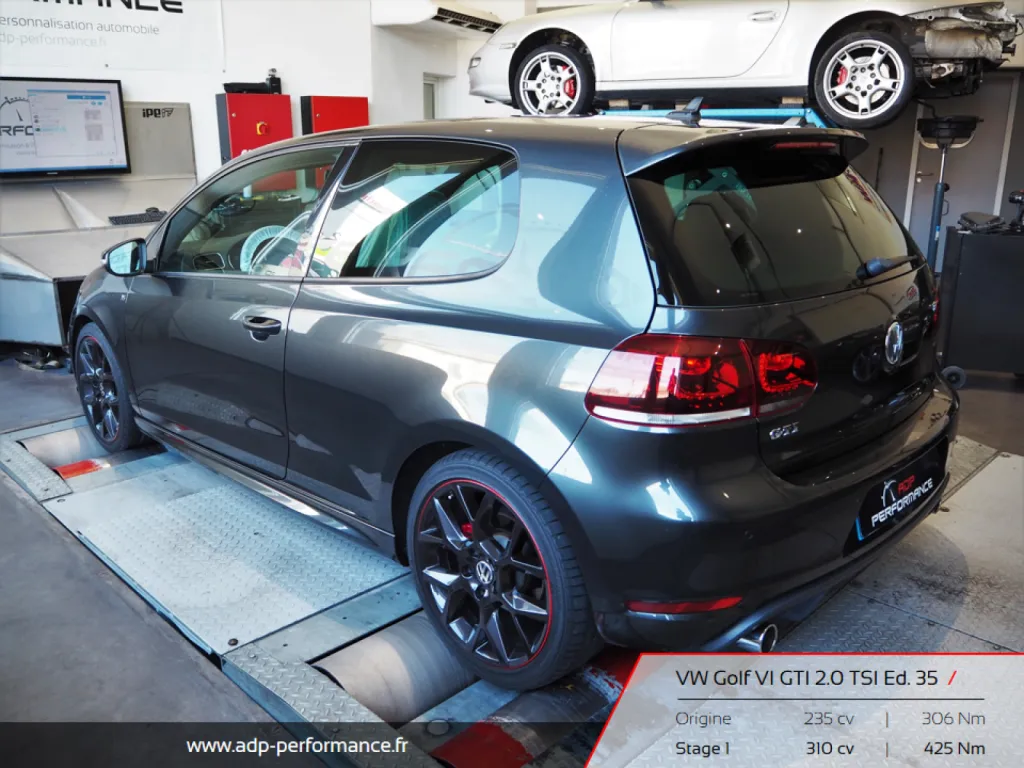 Reprogrammation moteur Aix en Provence - Volkswagen Golf VI GTI 2.0 TSI Edition 35 235 cv - ADP Performance