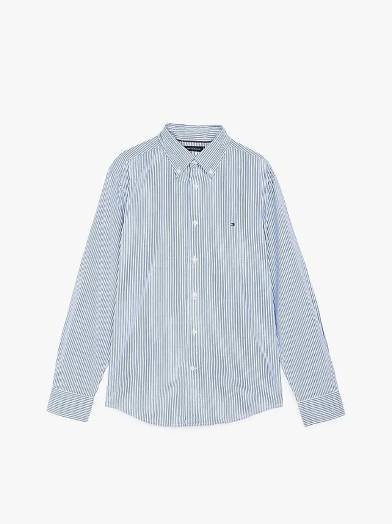 Chemise en popeline Flex à rayures Tommy Hilfiger - différents coloris en boutique – Urban Chic à Dieppe