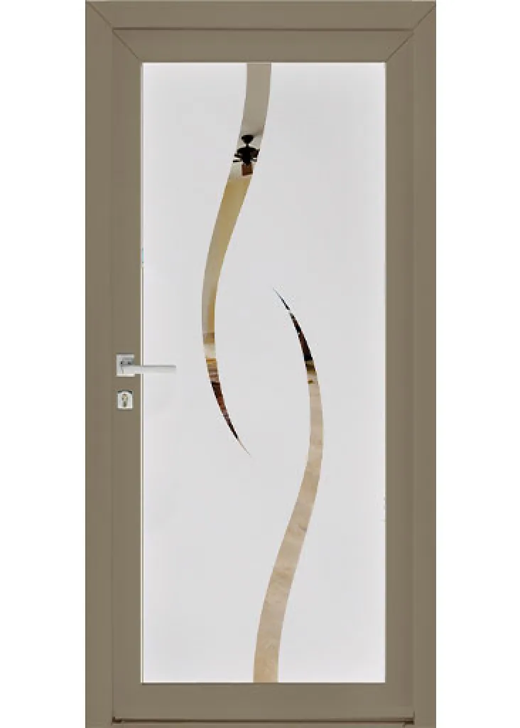 Porte d'Entrée PVC Puit de Lumière
