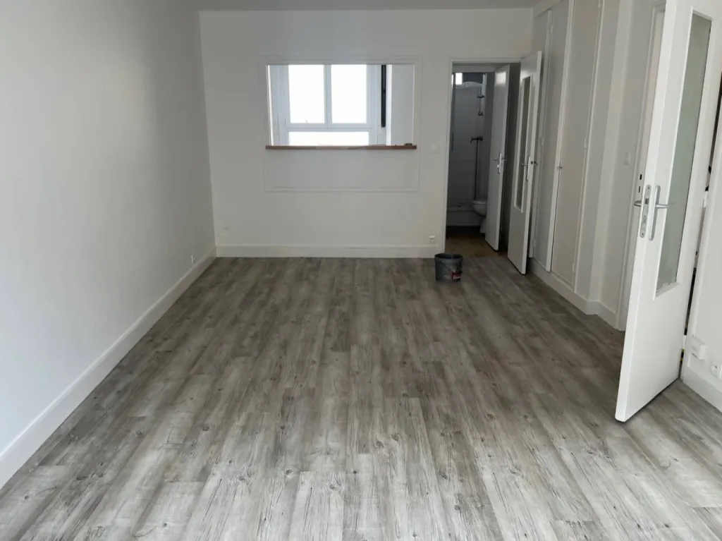 Pose d'un sol PVC à Harfleur