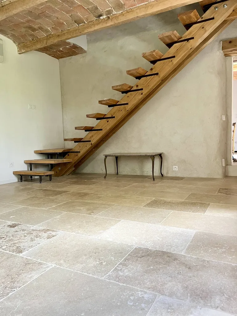 DALLAGES INTERIEURS TRAVERTIN 2CD CHOIX MIX 61X40.6X1.2CM