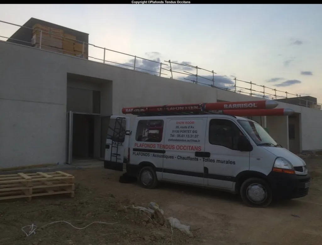 plafonds tendus collège de Lézignan- Plafonds Tendus Occitans