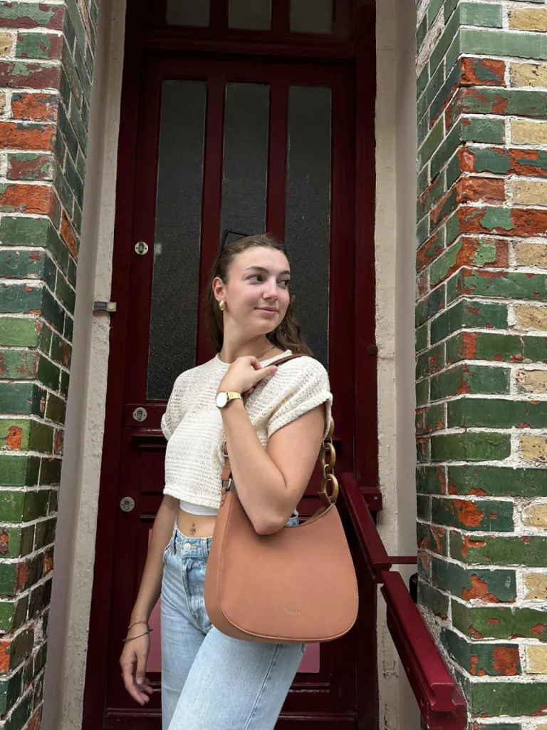 Sac bandoulière Woomen Vegan disponible chez Evasion Eu