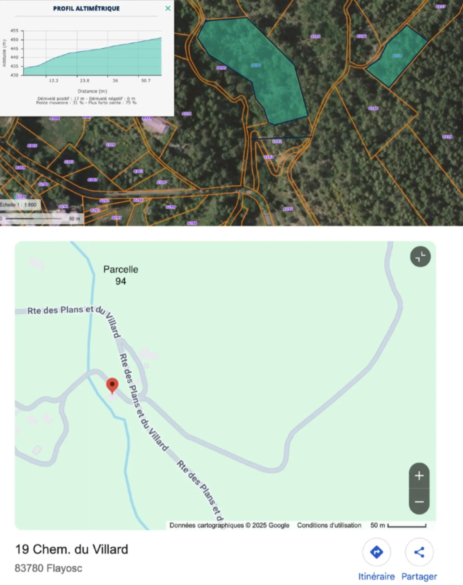 Terrain agricole 29000 m² Flayosc (83780)