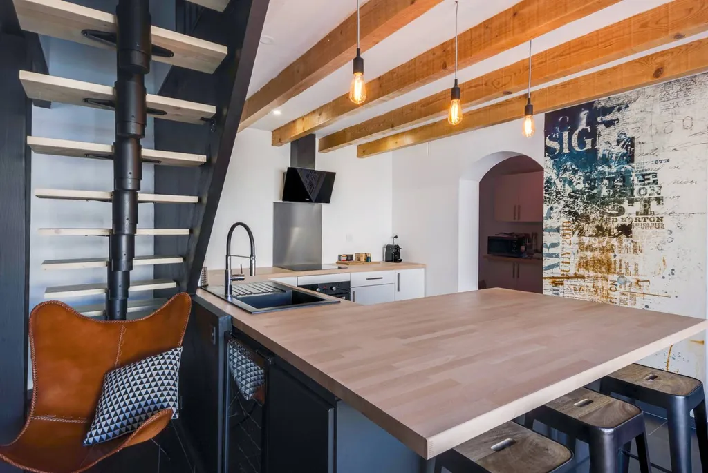 mrc architecte d intérieur rénovation cuisine style industriel maison familiale atypique aix en provence 