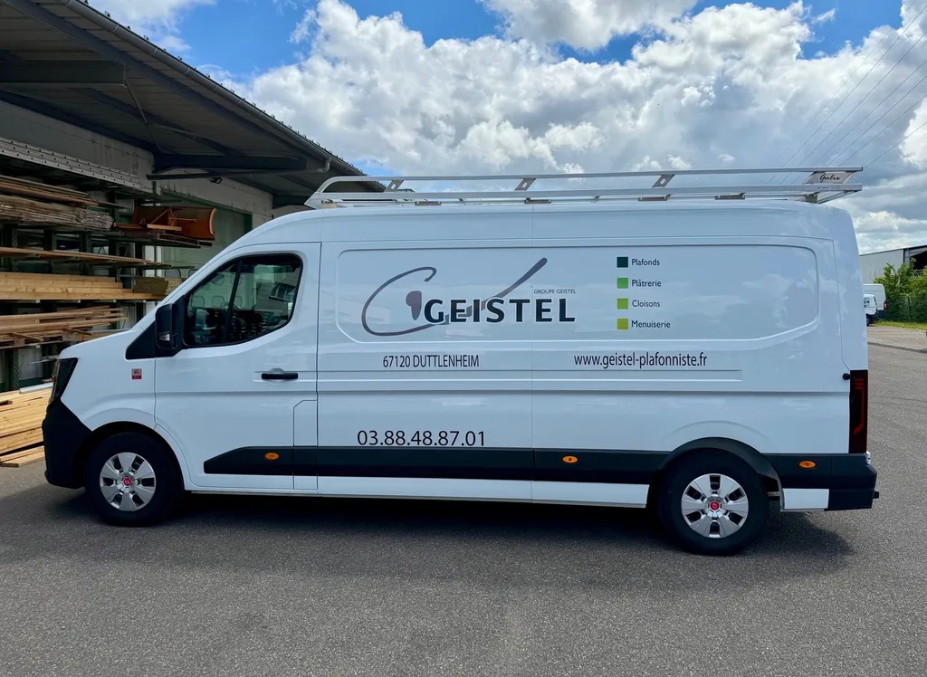 Marquage publicitire pour l'entreprise GEISTEL à Duttlenheim 