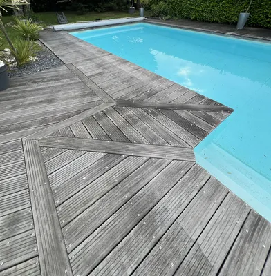 Rénovation d'une terrasse âgée de 20 ans sur la commune de Rebigue