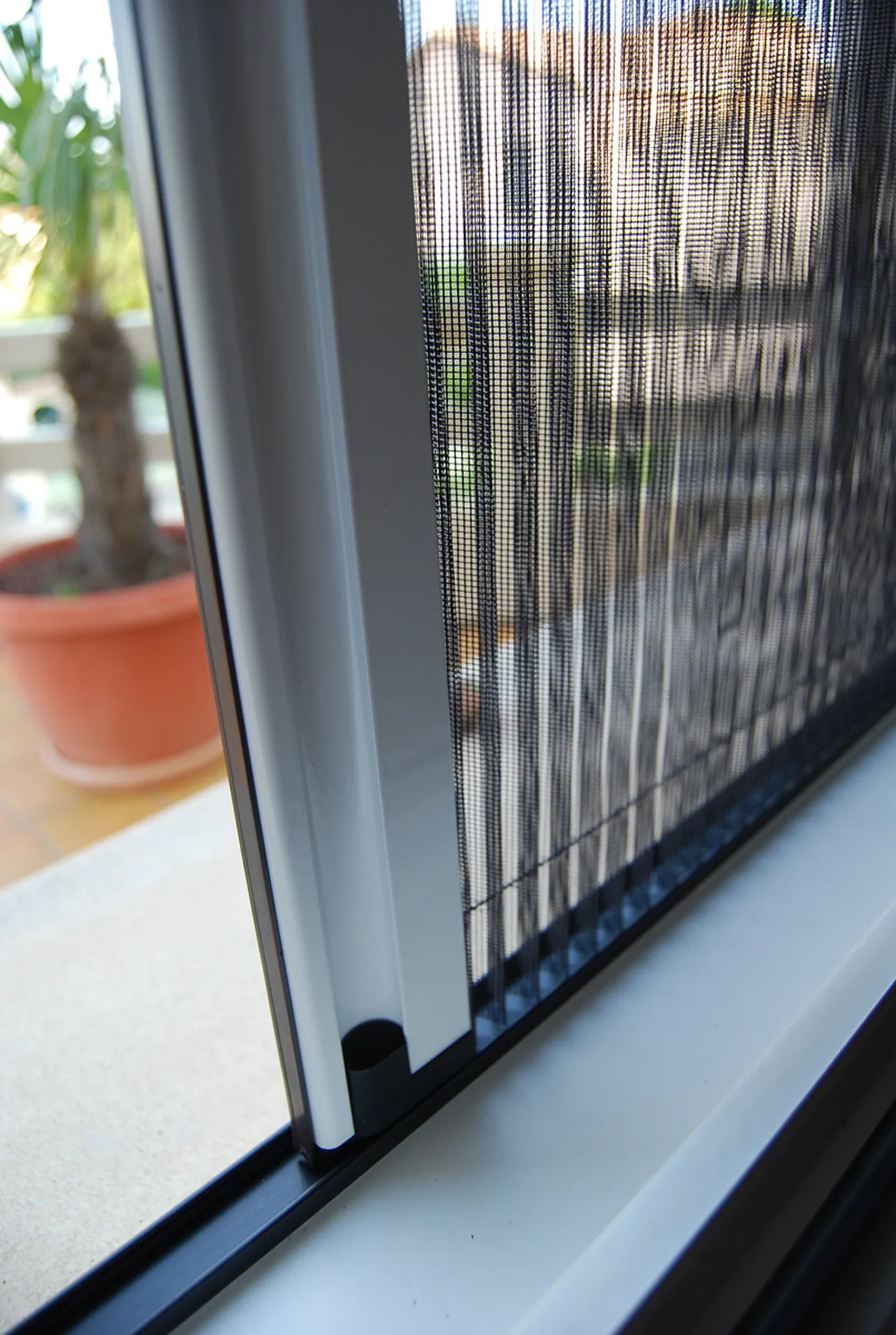 Moustiquaire plissée