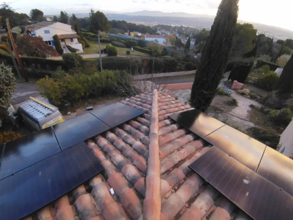 Installation photovoltaïque chez un particulier dans le var 