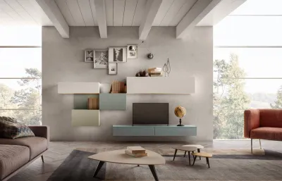 Photo d'un living sur mesure de fabrication italienne avec pose à La Cadière d'Azur dans le 83