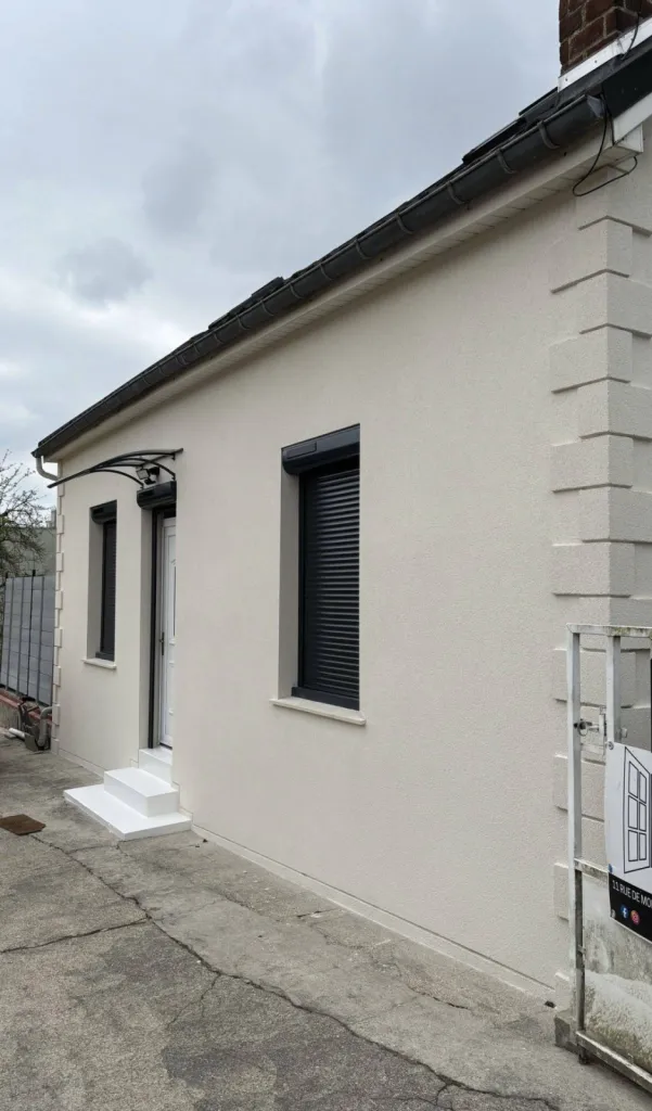 Le ravalement projeté à la chaux aérienne par la société DRM RENOVATION à GONFREVILLE L'ORCHER et ses alentours 76