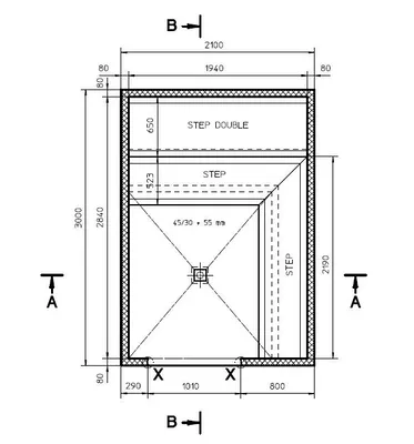 PLAN SUR MESURE DE HAMMAM