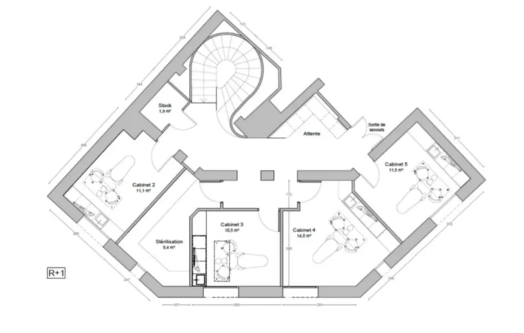 Vente - Bureau 81 m², Convention / Vaugirard, Rue de Vaugirard 75015 PARIS