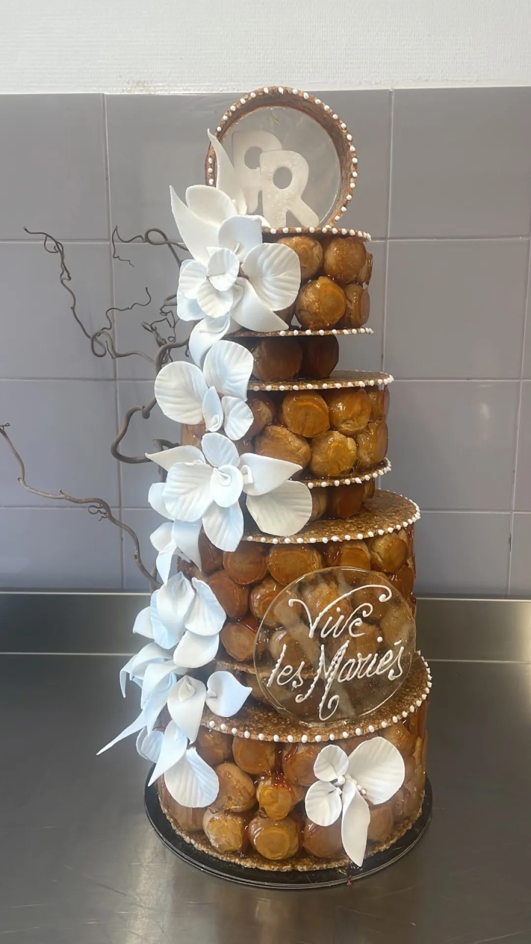 Nos pièces montées à base de choux pour mariage à villefranche sur saône