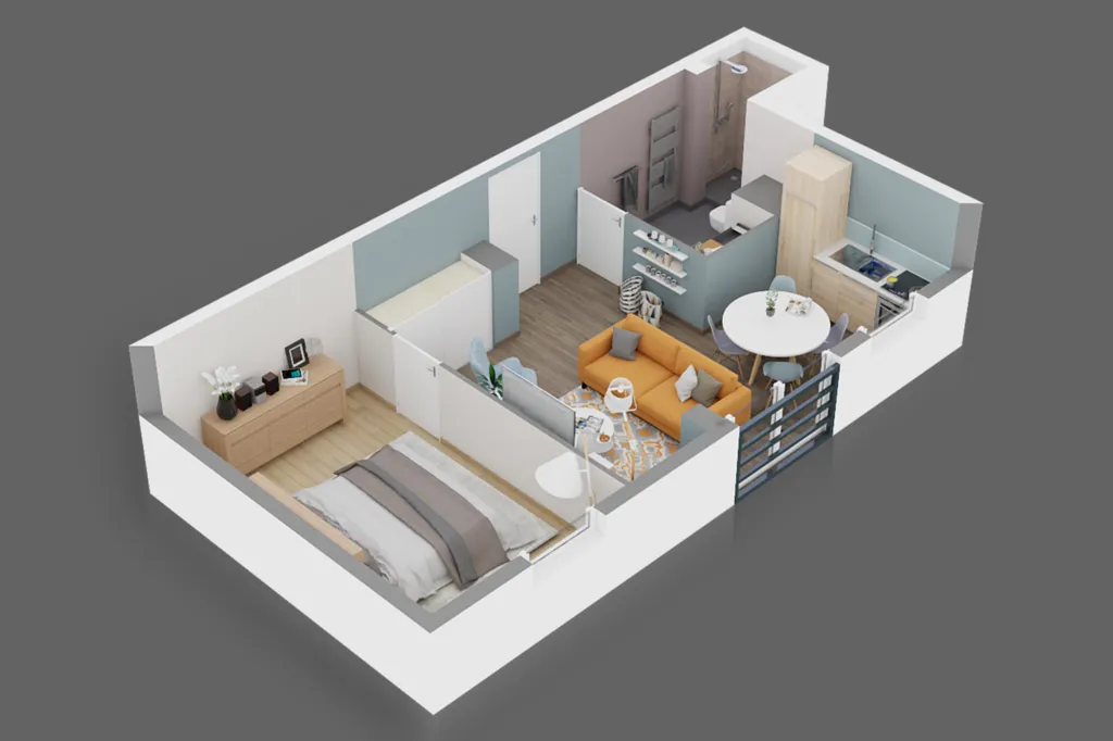 achat appartement T2 à Villeurbanne