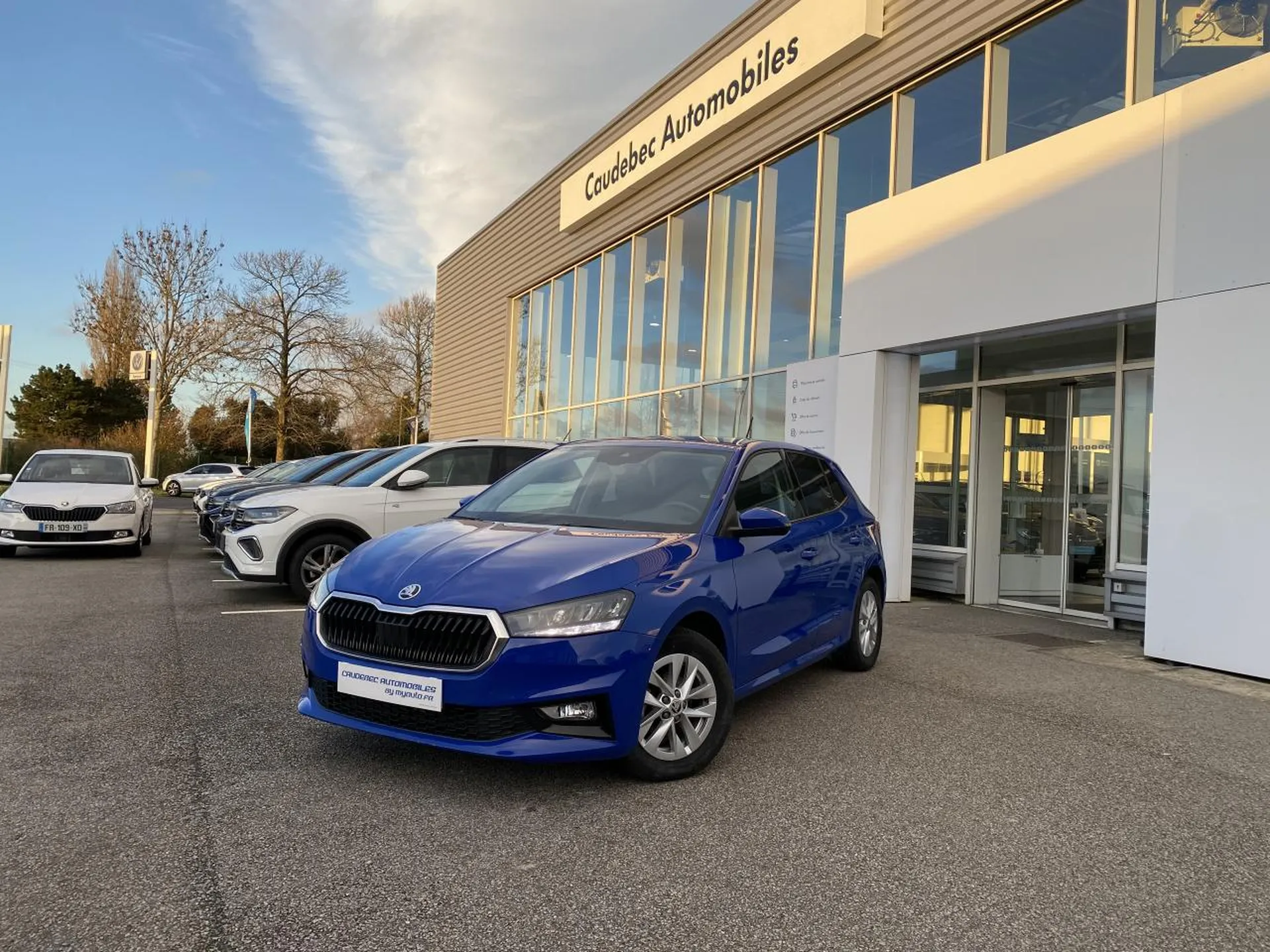 Achat Skoda Fabia occasion près du Havre : berline essence 95ch révisée et garantie chez Caudebec Automobiles