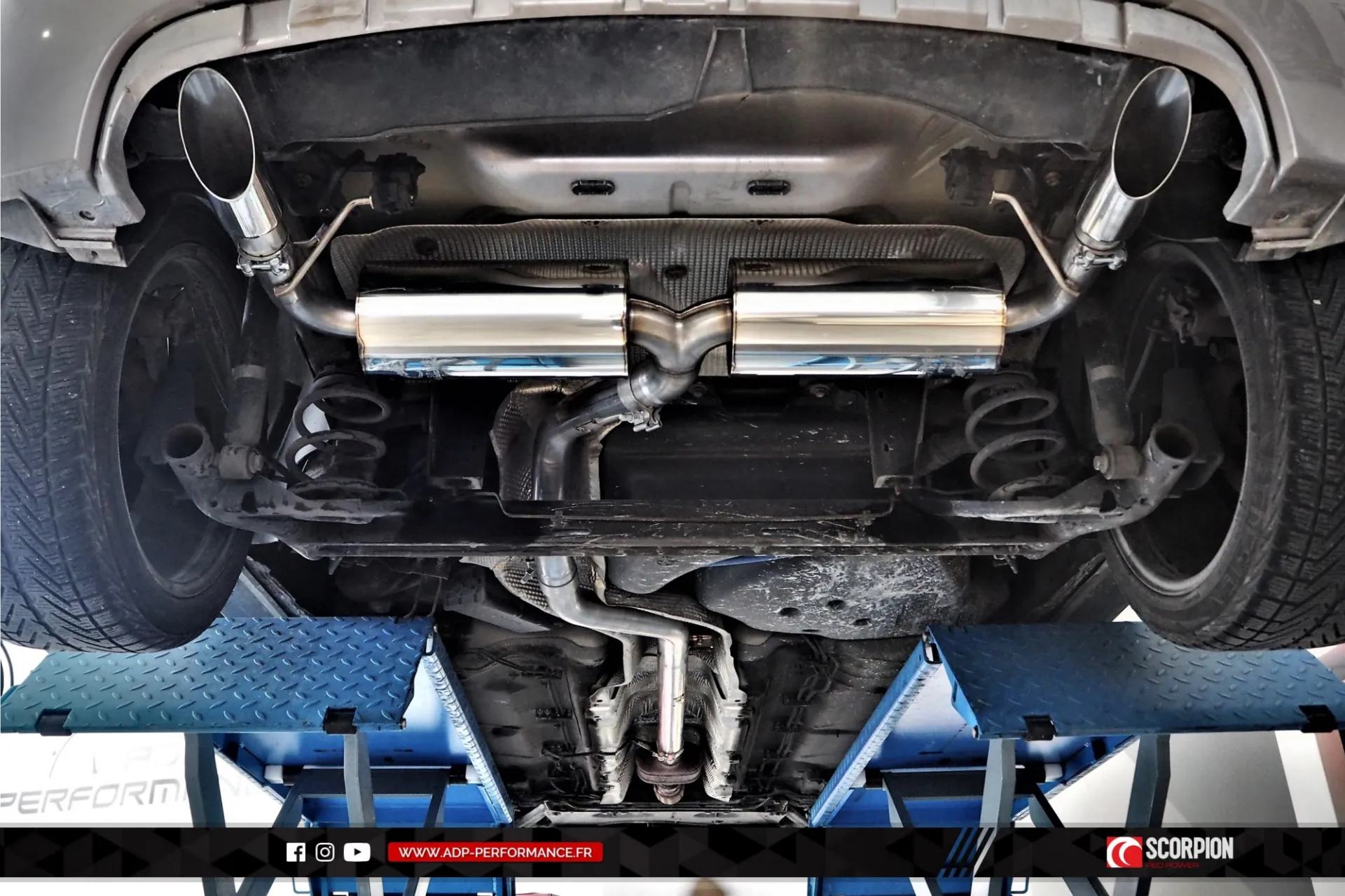 Catback Scorpion Salon de Provence - Renault Clio 3 RS - ADP Performance