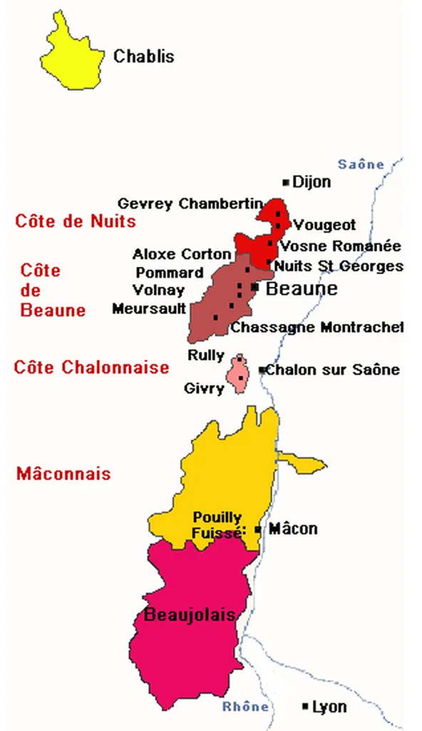 La Bourgogne & ses climats.