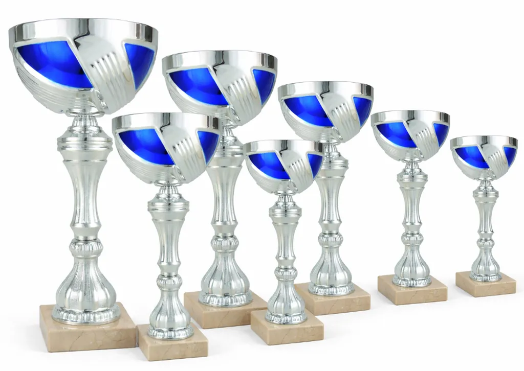 LOT DE 7 COUPES REF.1241 HAUTEURS DE 230 à 380 MM