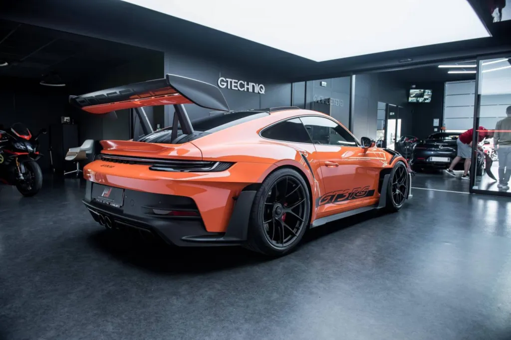 PORSCHE 992 GT3 RS ORANGE GULF - FULL PPF XPEL- BRUXELLES