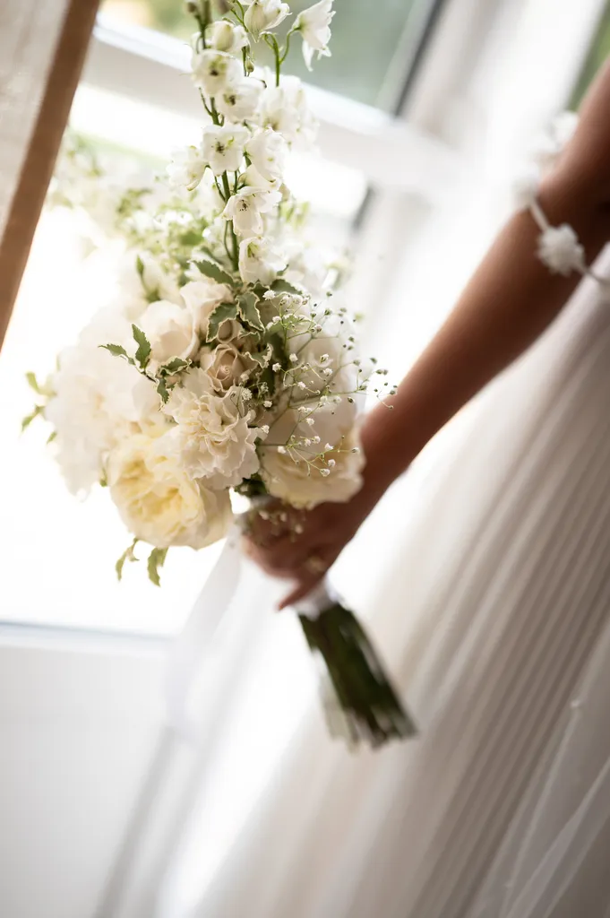 Bouquet mariée, départ pour la cérémonie