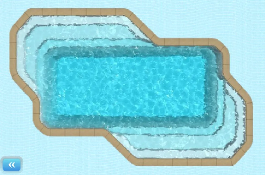 PISCINE COQUE SWEETY PARADISE - 9M60 X 5M80