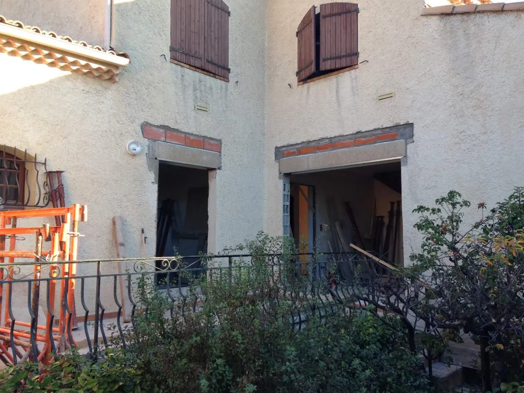 Agrandissement d'une ouverture extérieure dans une maison individuelle à salon de Provence 13300 - Modification des ouvertures