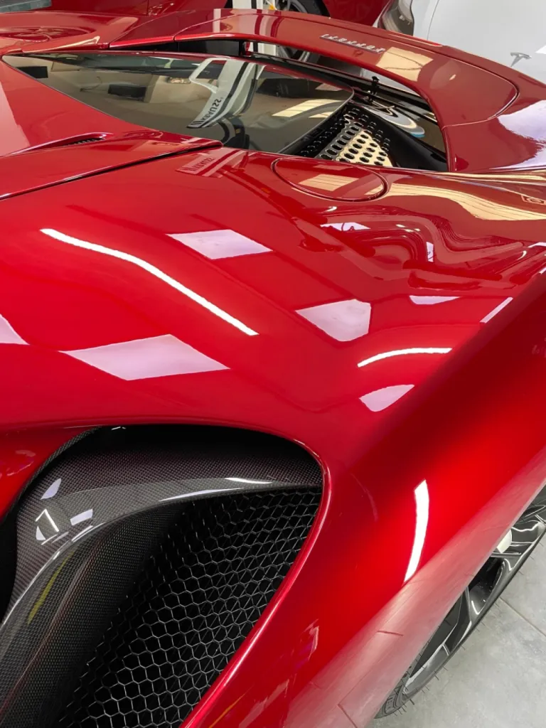 Pose protection céramique  Sur Ferrari SF 90 Stradale à Monaco 