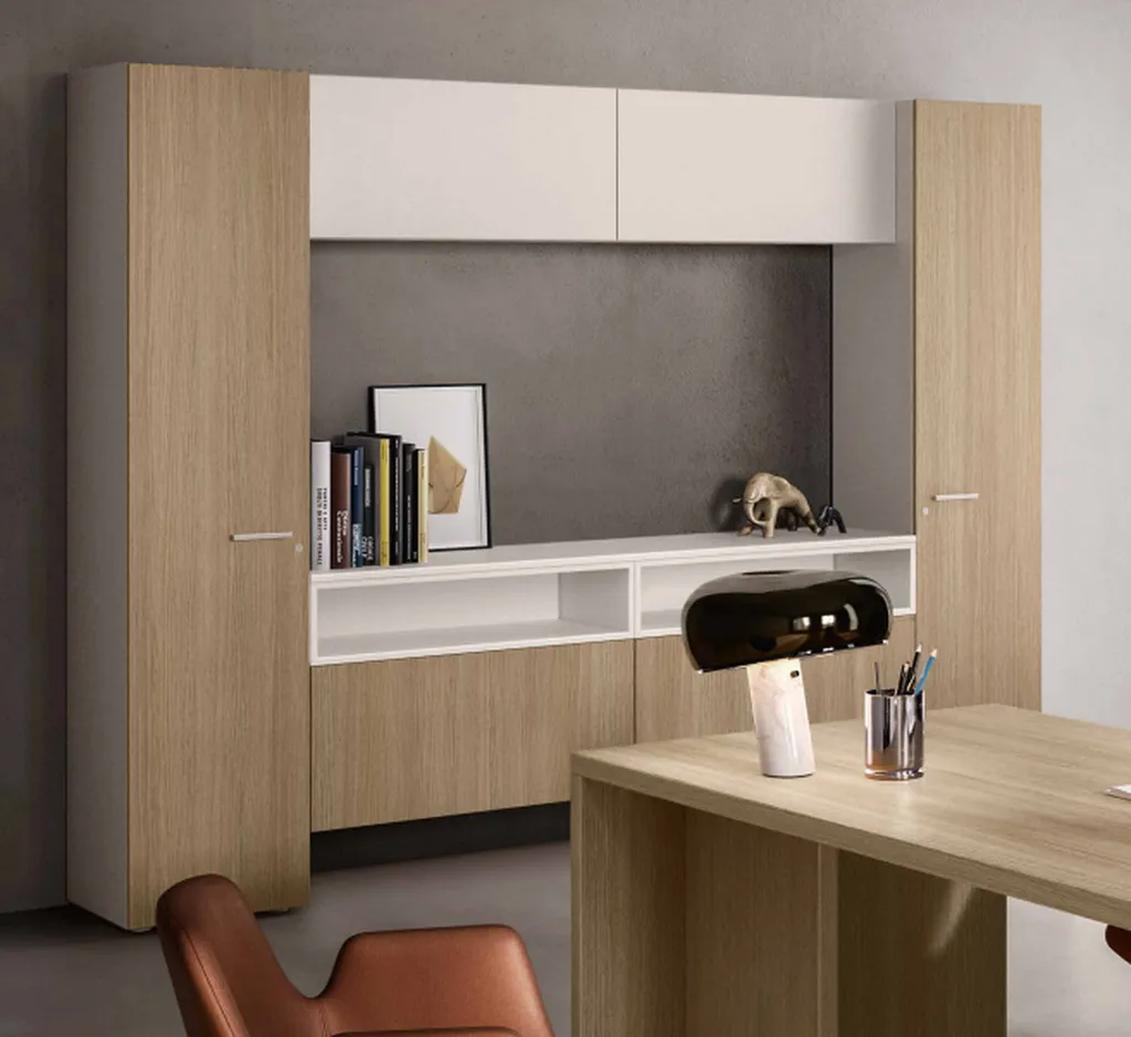 Bibliothèque contemporaine mélaminé à Alès 