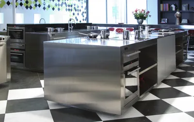 Plan de travail inox de grande taille Paris
